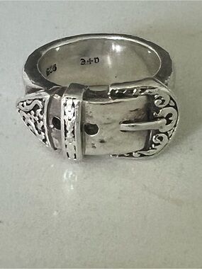 Ask & Embla Sterling Silver Harlequin Buckle Ring